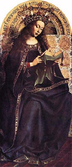 Jan Van Eyck Virgin Mary France oil painting art